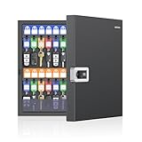 Rangement de Clés Grande Capacité : Conception spacieuse (33,2 cm L x 5,8 cm l x 33,2 cm H) – conçue pour organiser des dizaines de jeux de clés et garder de grandes collections en ordre. Parfaite pour les immeubles de bureaux, les équipes de service, les flottes automobiles, les concessionnaires auto, les ateliers de réparation, les entrepôts et plus encore.