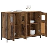 vidaXL Credenza Legno antico 100 x 35 x 70 cm Legno ingegnerizzato,
