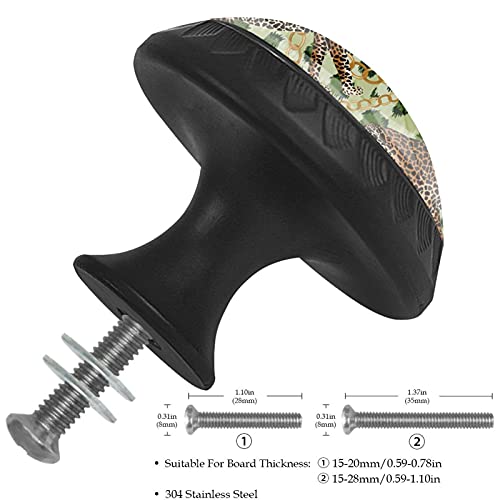 Boutons de tiroir léopard 35 mm pour relooker une commode unie - 4