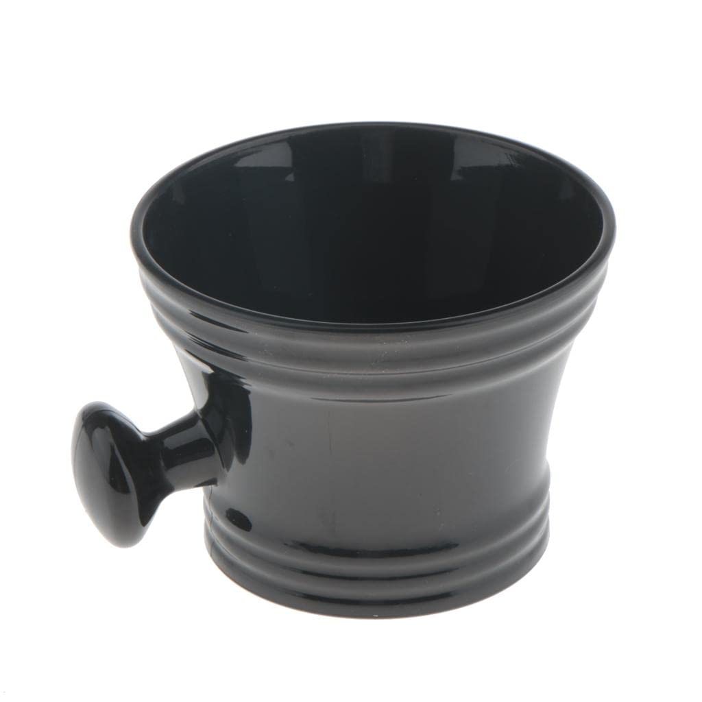 5 Piezas Taza de Afeitado Cuenco de Afeitado Bol de Jabón de Afeitar Herramienta de Cuidado Plástico Liso Fácil de Limpiar Y Hacer Espuma Adecuado Par, 6 piezas