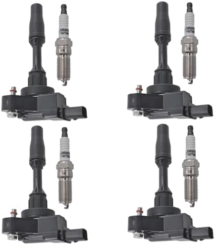 ✅4X Ignition Coil & IRIDIUM Spark Plug For 07-14 Chevrolet Malibu 2.4L UF491 - Foto 12