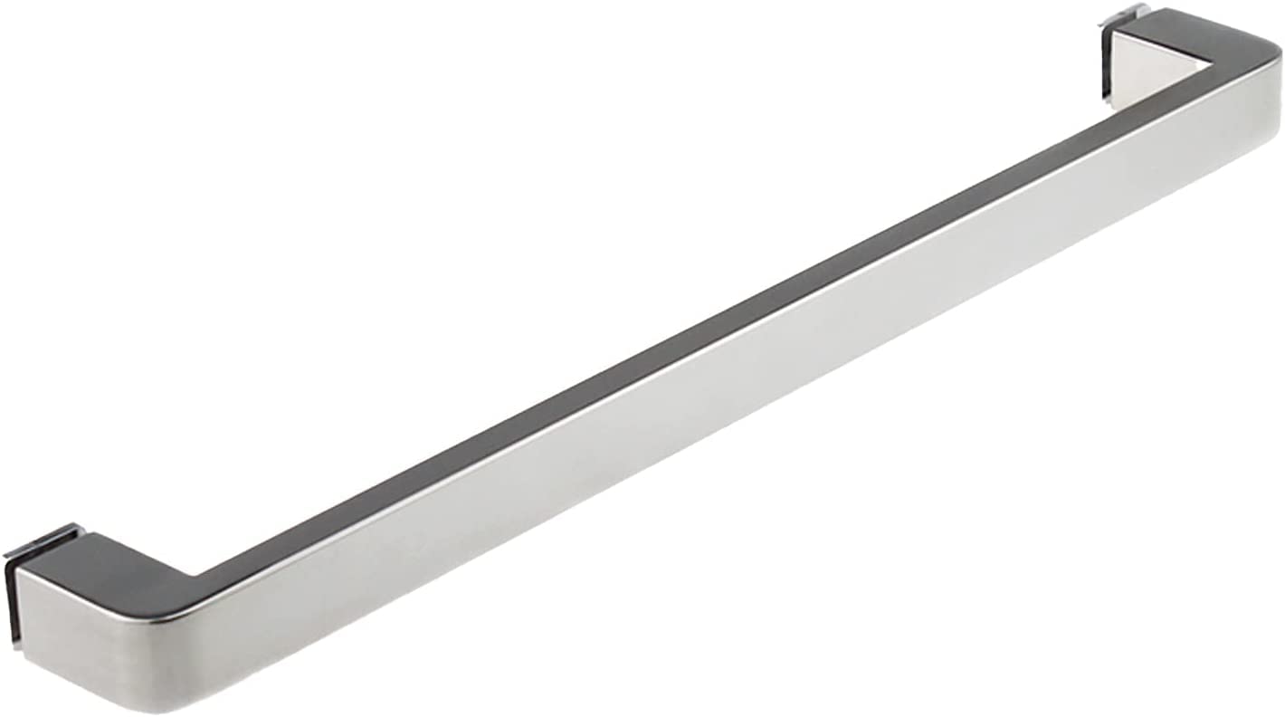 Maniglie Porta Doccia Acciaio Inox 304 - Set 2 Pezzi Argento Per Porte Vetro - Foto 5