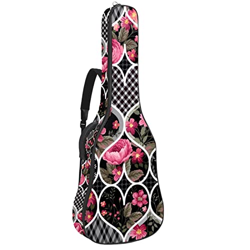 Sac de transport guitare acoustique imperméable et rembourré