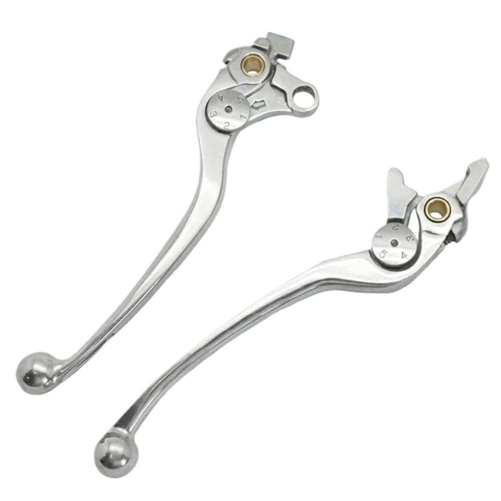 HQJchVHNQ Motorcycle Silvery Hand Levers Brake Clutch Compatible with GSX 1300R DL1000 SV1000 TL1000R 1200 1250(Silver)