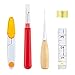 OVLORT Upholstery Repair Kit 29-Pack, Leather Craft Tool Kit Leather Hand Sewing Needles Canvas Thread and Needles Tape Measure Large-Eye Stitching Needles for Leather Repair