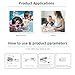 ESPOO Pediatric Pulse Oximeter Fingertip, Spo2 Pulse Oximeter for Kids with 20xMemory, Alarm & Brightness Adjustable(not for newborn/infant)