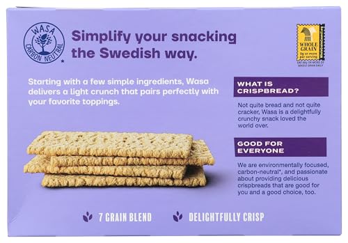 Image of Wasa Cracker Crispbread 7Grain Lght, 4.9 OZ
