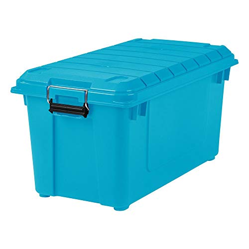 IRIS USA IRIS 82 Quart Store-It-All Tote, Teal, 4 Pack