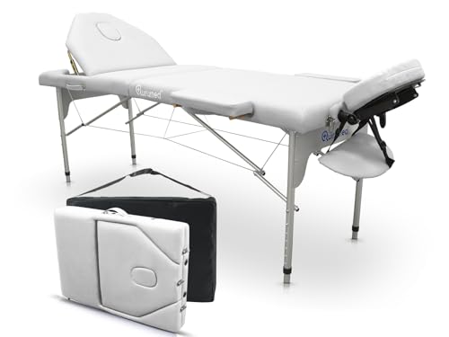 Table de massage pliante avec trou visage pour le bien-être à domicile