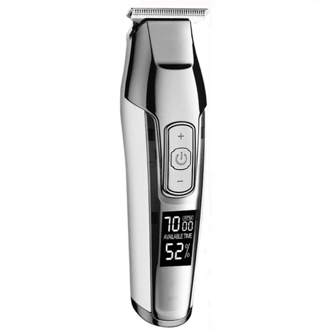 Cortadora de pelo, recortadora de barba para hombres, barbero silencioso, reducción de ruido, cantidad eléctrica, LED, pantalla digital, puerto de carga, grabado, tijeras eléctricas KM-5027