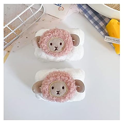 MARMODAY 2PCS Spa Wrist Washband Face Washing Wristbands Cute Sheep Absorbent Face Wash Wristband Keep Liquids Away from Spilling Down Arms for Washing Shower Makeup Bath Cover