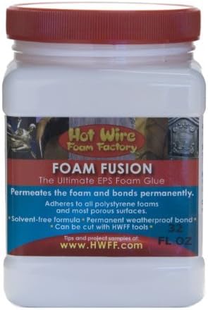 Hot Wire Foam Factory Brush-On Foam Fusion Glue, 32-Ounce by Hot Wire Foam Factory