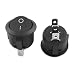 uxcell 10 Pcs AC 6A/250V 10A/125V 3 Pin SPDT ON/ON Round Boat Rocker Switch