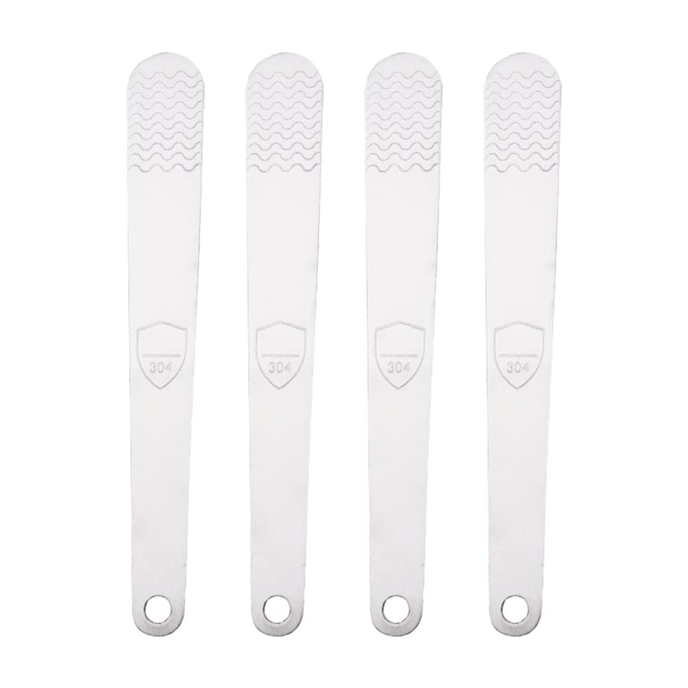 4 Pcs Dumpling Filling Spoons Stainless Steel Dumpling Filling Spatulas Stuffing Spoons for Dumplings Ravioli Wonton and Buns