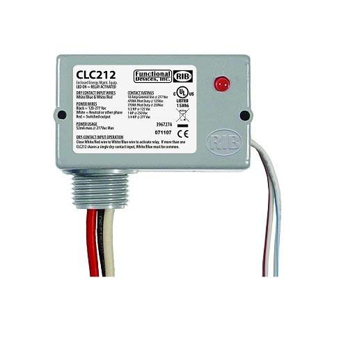 Comp. Functional Devices (Rib) CLC212 Closet Light Switch, Enclosed 10A SPST, 120-277 V. 4 Packets