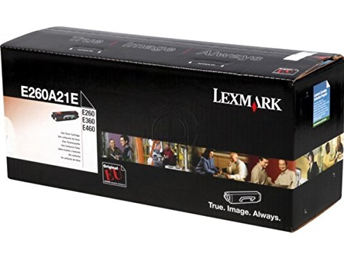 Lexmark Optra E 260 Series toner noir original E260A21E 3500 pages