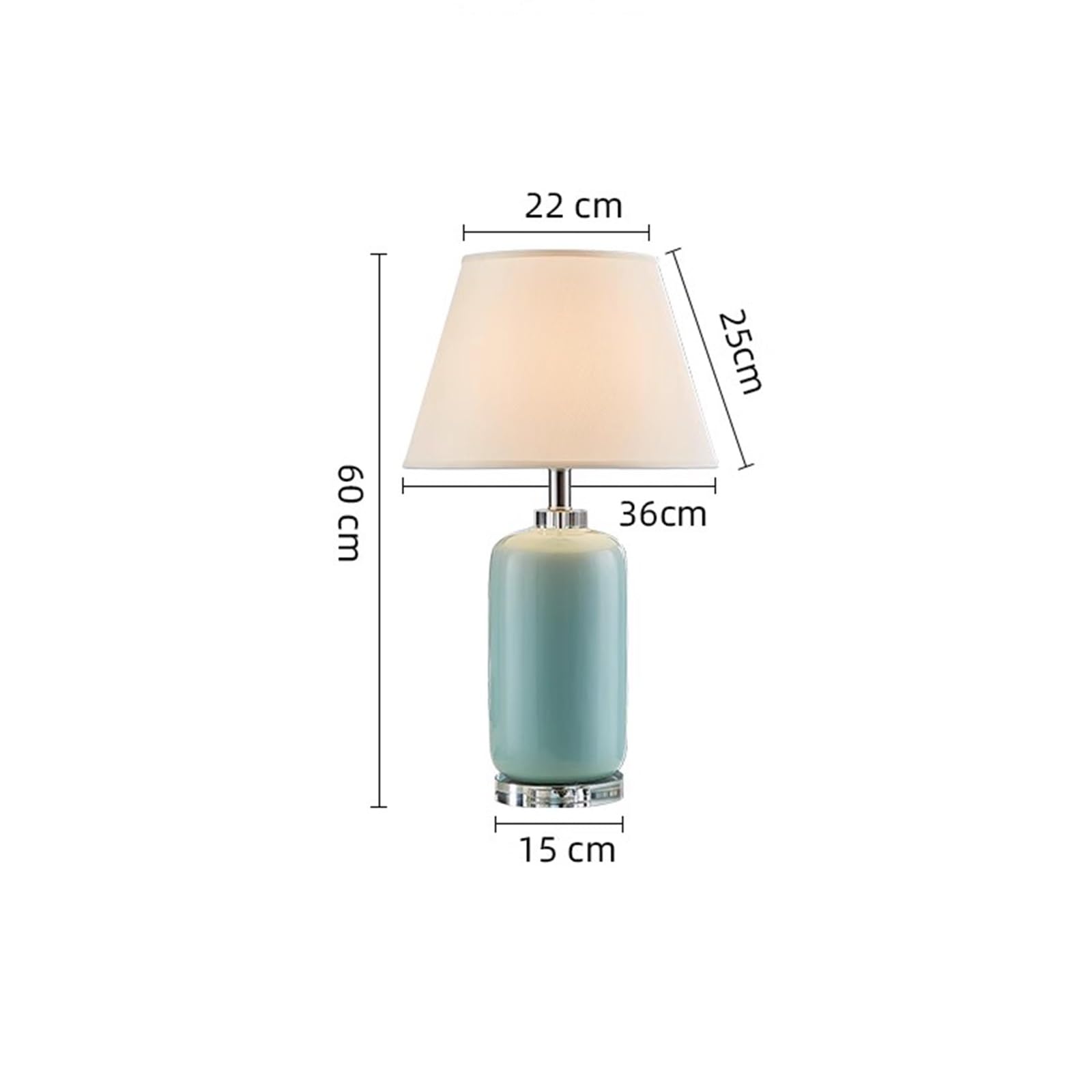 Affascinante Lampada Da Scrivania In Ceramica Soggiorno Lussuoso Matrimonio In Cristallo Comodino Camera Letto Arredamento per la casa