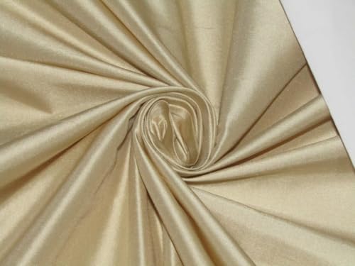 Tissu soie Dupioni DUP160 beige pour éviter les faux plis des rideaux et vêtements