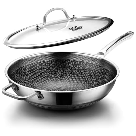 DOTCLAD 12-Inch Hybrid Wok Cover