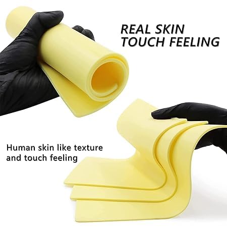 A4 Thick Practice Skin for Tattooing – 2 Pcs | Premium Silicone Tattoo Practice Sheets | Realistic, Reusable & Flexible | For Beginner and Professional Tattoo Artists 4