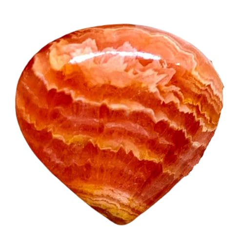 Rhodochrosite naturelle de qualité supérieure, cabochon cœur 24mm pour haute joaillerie