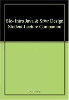 Paperback Slc- Intro Java & Sfwr Design Student Lecture Companion Book