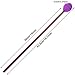 Frienda 1 Pair Medium Hard Yarn Head Keyboard Marimba Mallets with Maple Handles (Purple)
