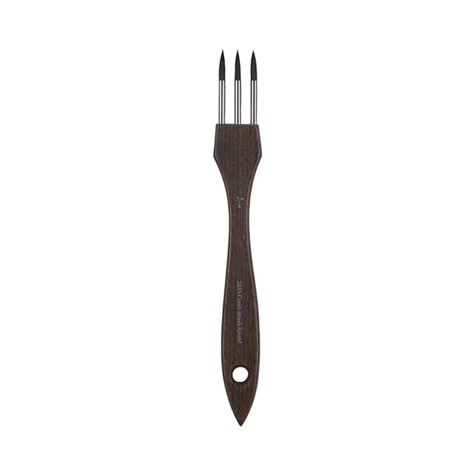 Artist Selected Brush Multi Tooth Configuration Ergonomic Grip Ideal for Creative Projects in Painting Applications Expert Art Comb Brush