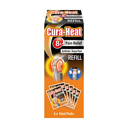 Cura-Heat Arthritis Pain Relief for Knee Refill - 6 Heat Packs