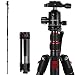 Produktbild SPEEDSPORTING Kamera Stativ 195cm Aluminium Stativ Reisestativ mit Einbeinstativ, Fotostativ 360° Kugelkopf mit Schnellwechselplatte Tragetasche für Canon Nikon Sony Olympus