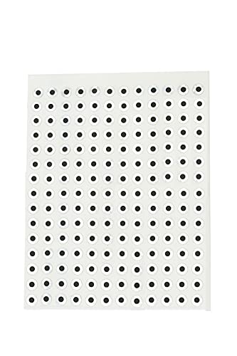 Fishing Lure Eye 2D Flat Eye Fishing Eyes 2D Holographic Lure Eyes Making Fly Tying Fake Fish Eyes DIY Lifelike Realistic Artificial Holographic Fake Eyes 2D Silver 12MM-126 PCS