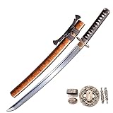 MURASAME Wakizashi Sword T10 Steel Clay Tempered Real Hamon Handmade Very Sharp Dragon Theme