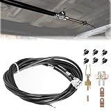 Boeeda Universal 110" Parking Brake Cable Kit Compatible with Lokar Floor Mount Units/Disc or Drum B