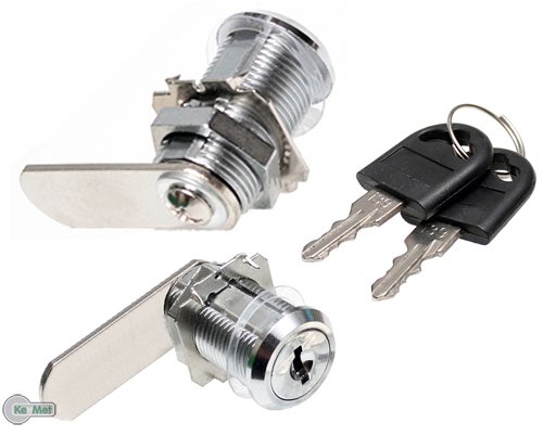 Preisvergleich Produktbild 1 Schrankschloß Hebelschloß 25 mm Universalzylinder Möbelschloß Briefkastenschloß Durchmesser 19 mm