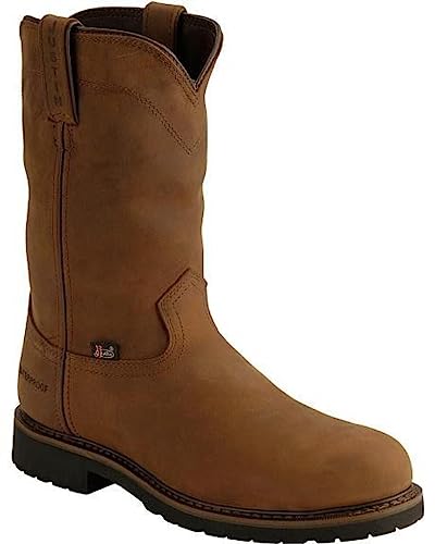 Justin Original Workboots Se4961 Wellington Boot,7,Ee,Tan,Steel,Pr #TOP2