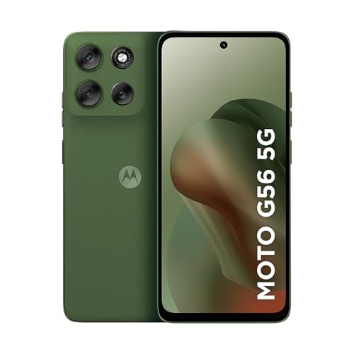 Smartphone Motorola Moto g56 5G - 256GB 24GB (8GB RAM+16GB Ram Boost) e 50MP Sony Lytia 600 Camera Ultrarresistencia militar IP68 + IP69 - Verde Smartphone Motorola Moto g56 5G - 256GB 24GB (8GB RAM+16GB Ram Boost) e 50MP Sony Lytia 600 Camera Ultrarresistencia militar IP68 + IP69 - Verde