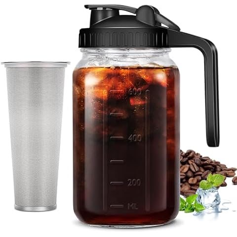 NICEMHAPU Cold Brew Coffee Maker Pitcher Cover