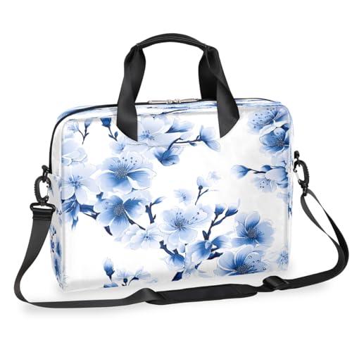 Maletín para laptop azul cerezo japonés 13-16 in
