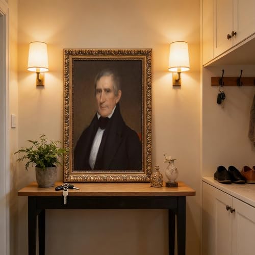 Impression sur toile William Henry Harrison cadre facile à poser