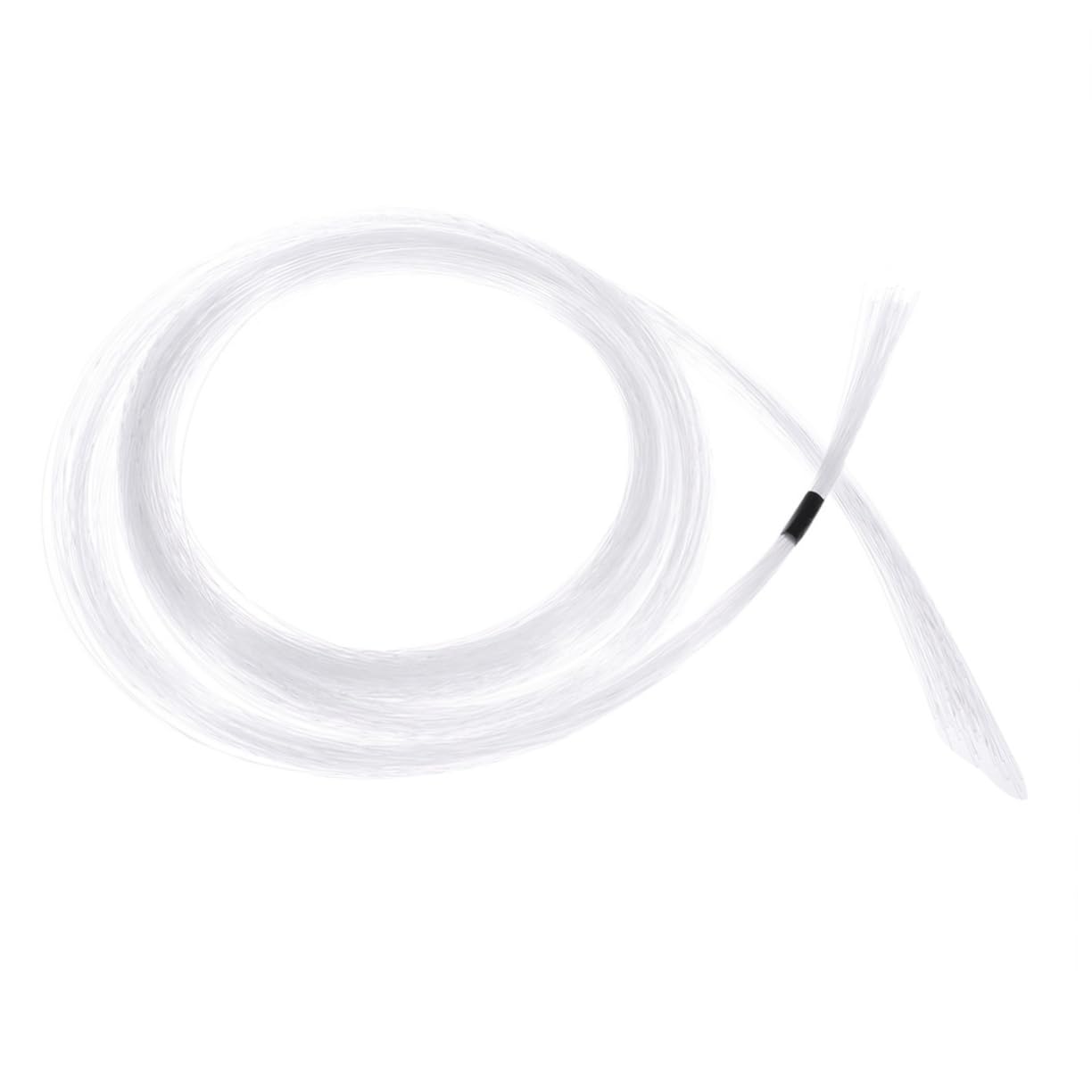 Homoyoyo 50Pcs LED Fiber Optic Lights Meters Long Decorative Optical Fiber Strands for Parties Festivals and Home Decor High Transparency and Brightness