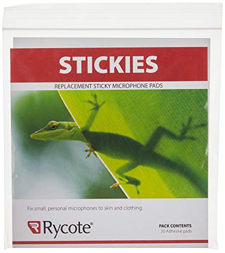 Rycote 065506 Replacement Stickies For Lavalier Microphone (Pack Of 30), Light Brown #TOP2
