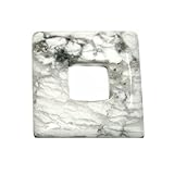 die Bohrung ist ca.10 mal 10 mm Donut Stärke 4 mm er hat 5 g.