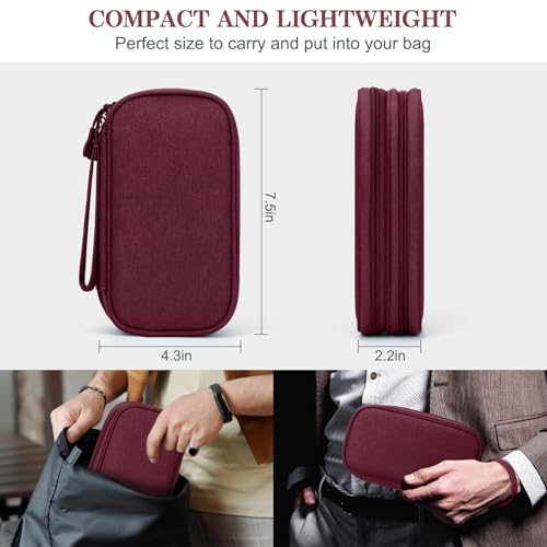 image for FYY Electronic Organizer, Travel Cable Organizer Bag Pouch Electronic 