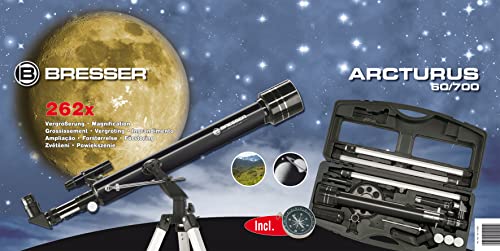 Bresser Telescope Arcturus 60/700 With Tripod #TOP6