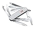 Price comparison product image Victorinox Swiss Pocket Knife Mini Champ Alox, Small, 15 Functions, Swiss Made, Multi Tool with Paper Knife, Bottle Opener, Crimper, Silver