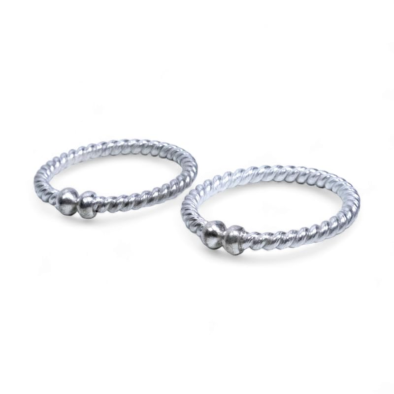 quirksmith Women's 925 Sterling Silver Big Toe Ring Pair/Chandi Bichiya/With 925 Stamp And Certificate Of Authenticity/Anniversary Gift-picture-13