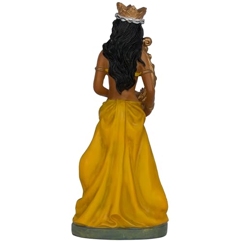 Figura de Resina Orisha Ochun Diosa de la Abundancia 12" miniatura 3