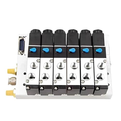 Vanne collectrice magnétique 4V210-08 commande DC24V pour inversion fluide de vérin - 4