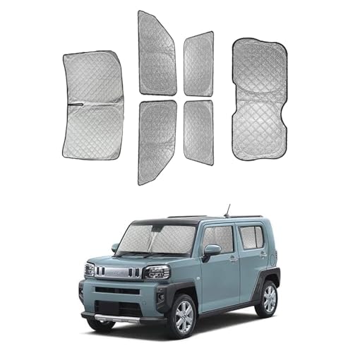 ダイハツ タフト 3代目 LA900S/LA910S型 に適用 サンシェード 遮光シェード プライバシー保護 断熱 仮眠 車窓日よけ 車中泊グッズ 盗難防止 四季兼用 ダイハツ タフト 3代目 2020年〜現行 吸盤不要 取付簡単 露天駐車 日除け フルセ