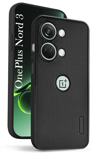 Image of Jkobi Back Cover Case for Oneplus Nord 3 (Textured Grip Design | Camera Protection | Slim and Light Weight | Soft Touch and Feel | Black)